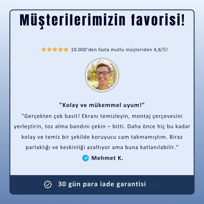 Arctiqo™ 3'ü 1 arada koruyucu cam